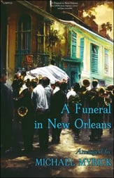 A Funeral in New Orleans SATB choral sheet music cover